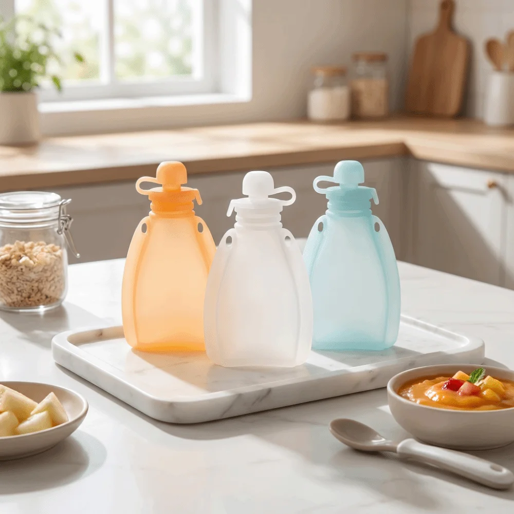 Non BPA Baby Food Pouch 120ml  - Easy Baby Food recension och pris