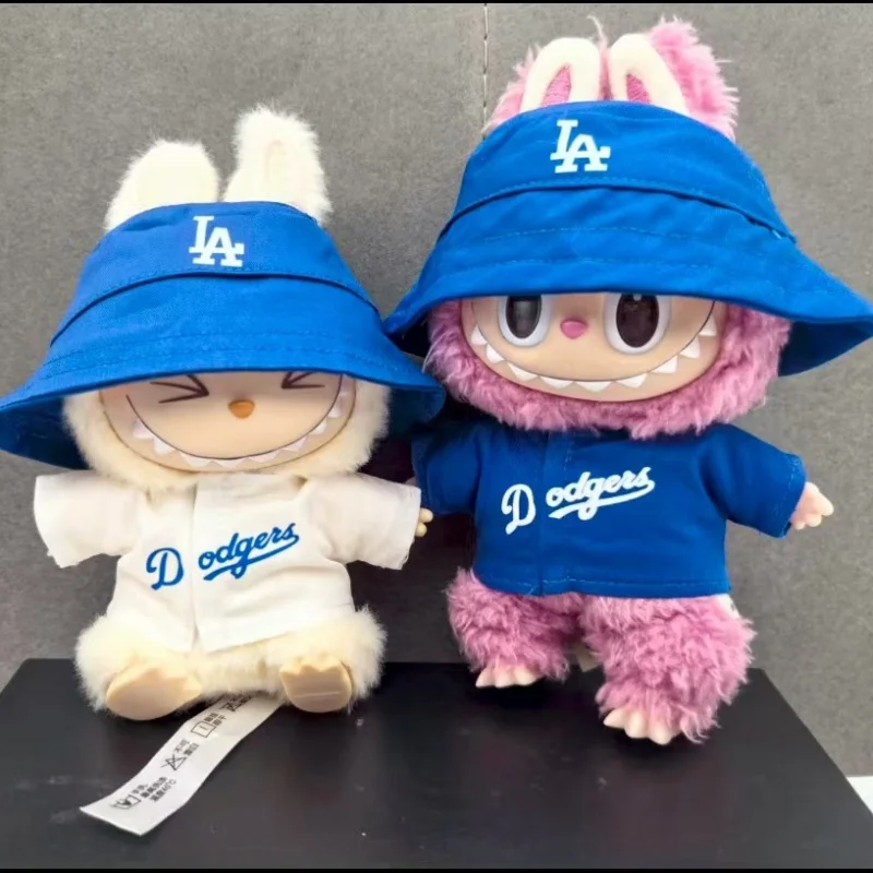 15 17cm For Labubu Doll Sports Baseball Suit Outfit Clothing Trend Tennis Badminton Tennis Pants Clothes DIY Accessories Toys