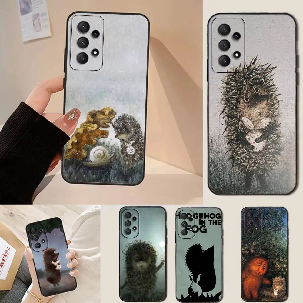 

Cartoon Littles Mole Phone Case For Samsung Galaxy A13,A21s,A22,A31,A32,A52,A53,A71,A80,Soft Black Shell