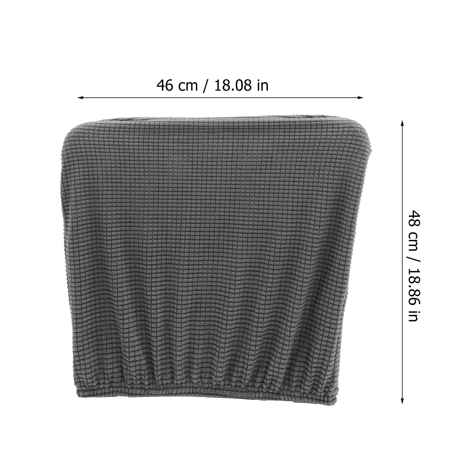 1Set Chair Cover Stretchable Elastic Fiber Polyester Easy Install Non Slip Protective Chair Slipcover for Office Dining Computer