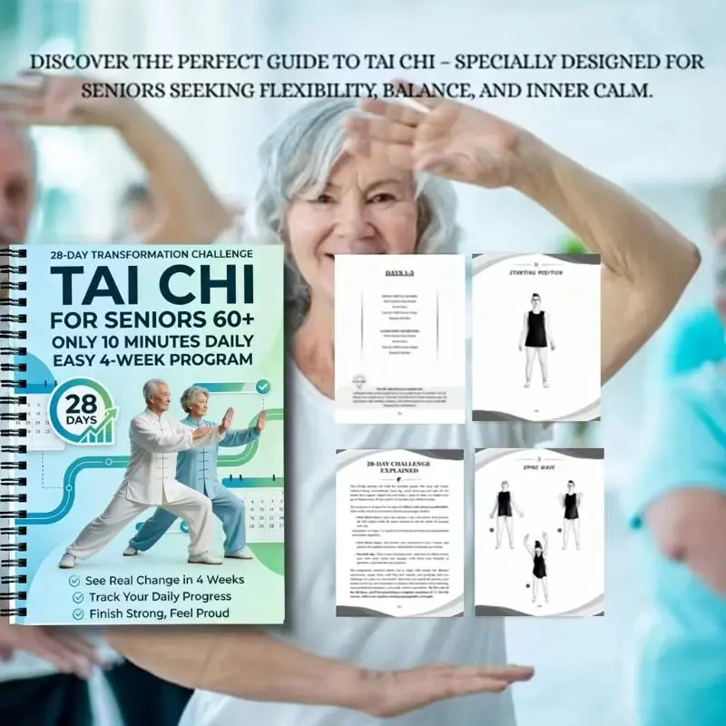 Elderly Home Fitness Walking Guide 28 Day Exercise Plan 10 Minute Daily Low-Intensity Routines for Post-Recovery Use