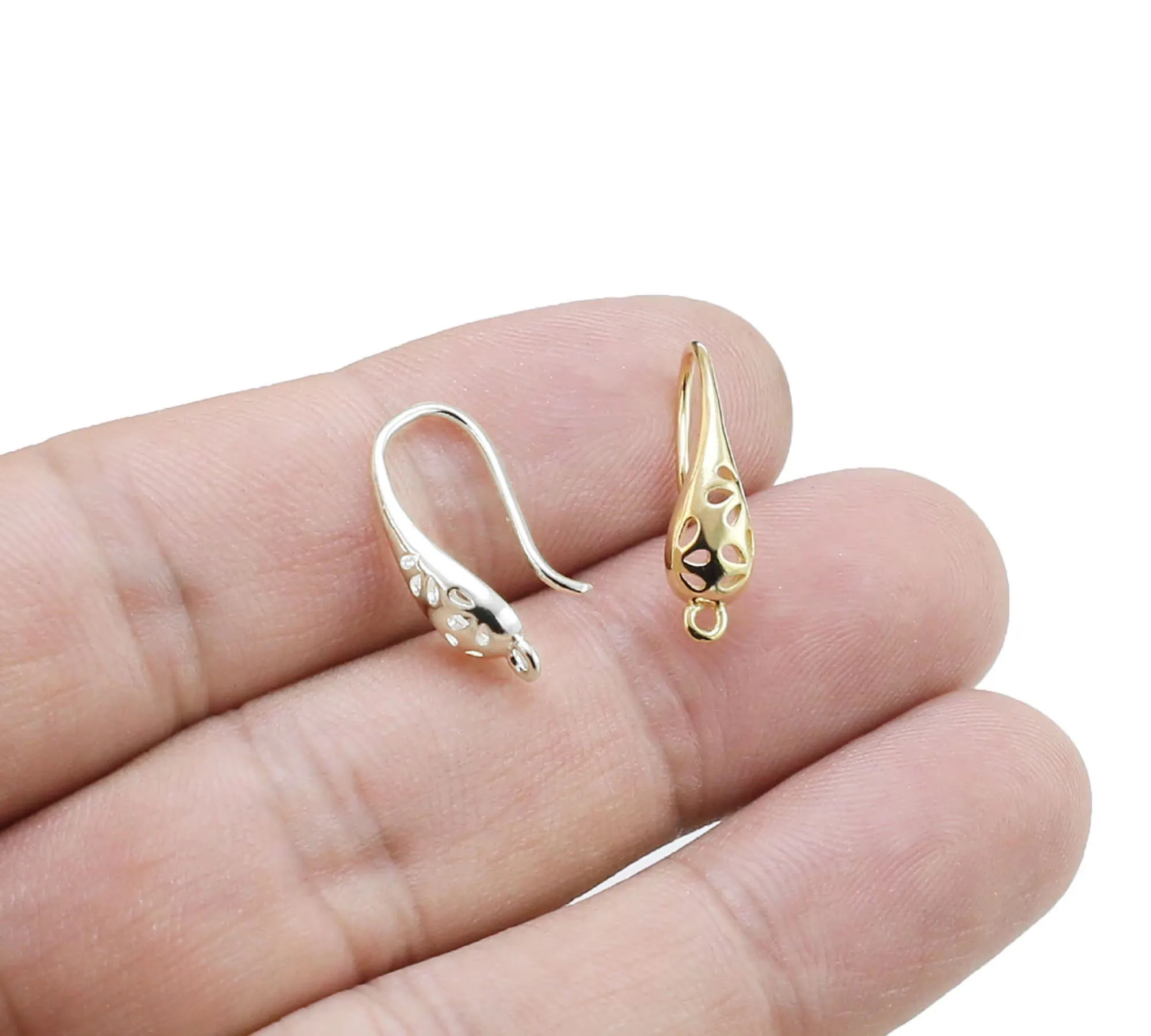 

Daisy Earring Wire, Teardrop Earring Hook, Earrings Making, Real Gold Plated, Earring Findings, Jewelry Supplies, 19.3mm - GH216