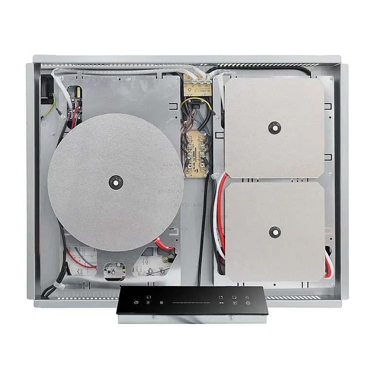 3 Burner Built-in Induction Cooktop Hidden Under Marble Granite Quartz