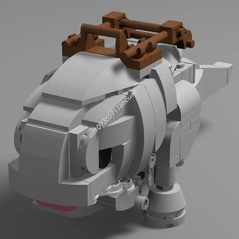 

186 деталей MOC Blurrg Mount Star Battle Building Blocks для развития терпения и концентрации, STEM-игрушка, образовательный подарок на Рождество