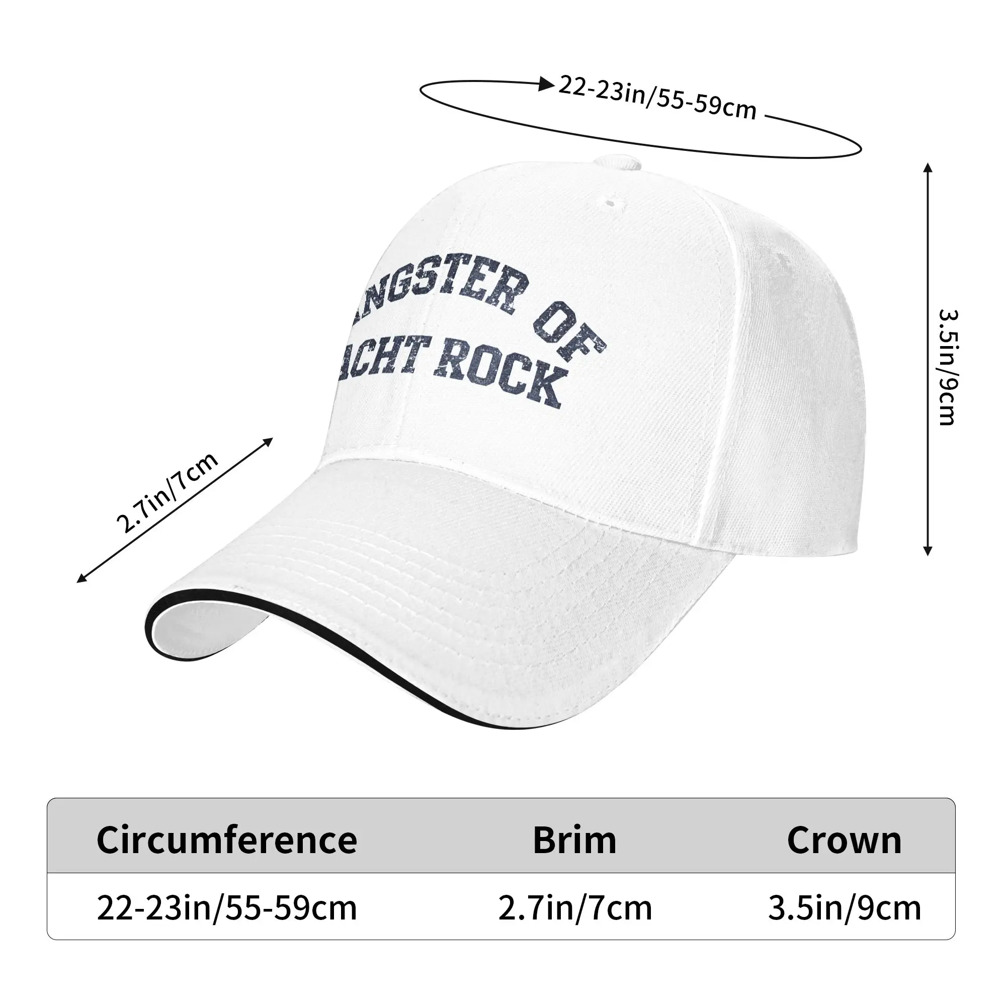 Gangster of Yacht Rock Funny Retro Yacht Rock Music Baseball Cap  Vintage Trucker Hat Summer Unisex Men Kpop Rock Snapback Cap