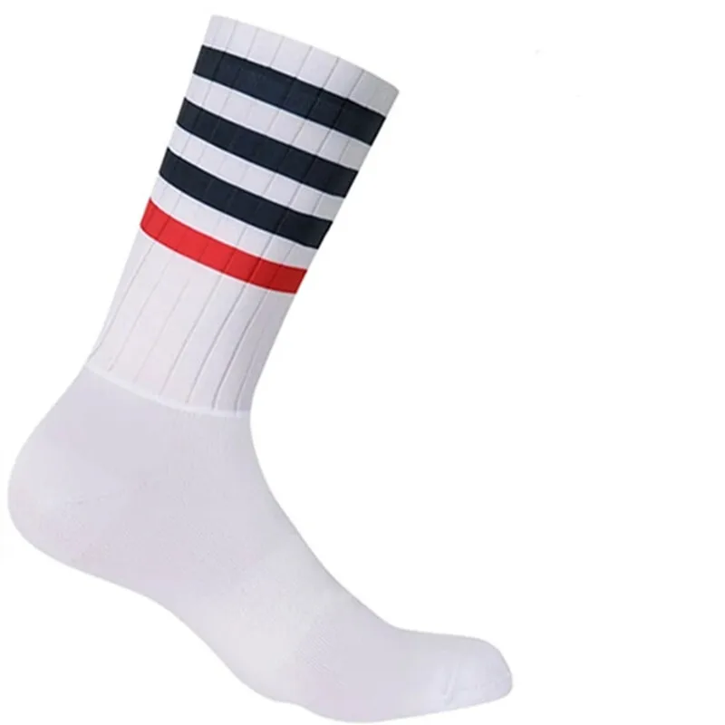 Chaussettes de cyclisme coordonnantes pour pilotes, moulure intégrale, haute technologie, compression de vélo, chaussettes de sport en plein air, 2024