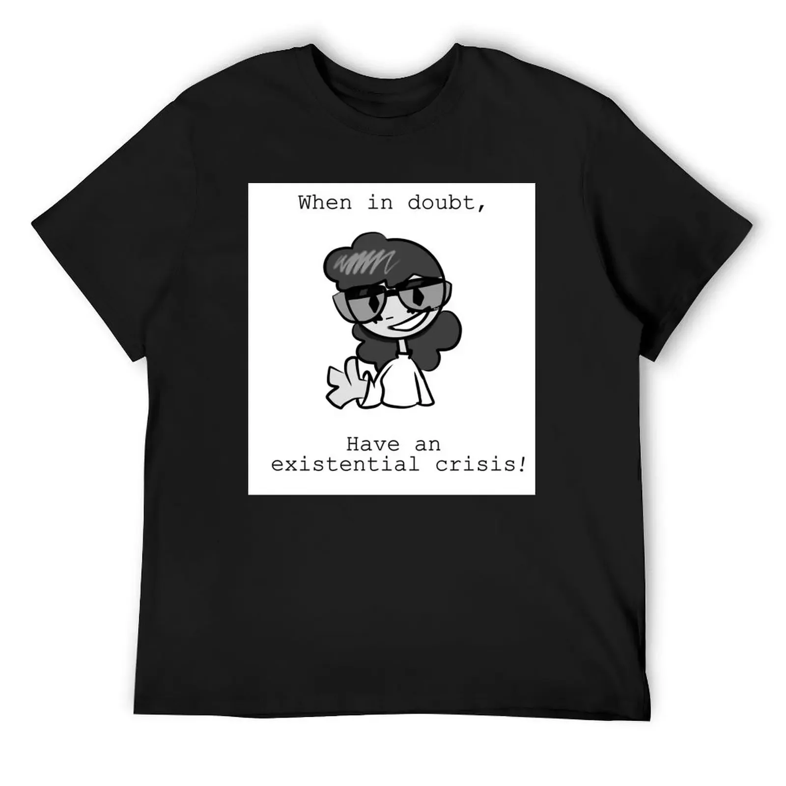 Existential crisis T-Shirt shirts graphic tees anime figures essential t shirt shirts graphic tee men t shirt