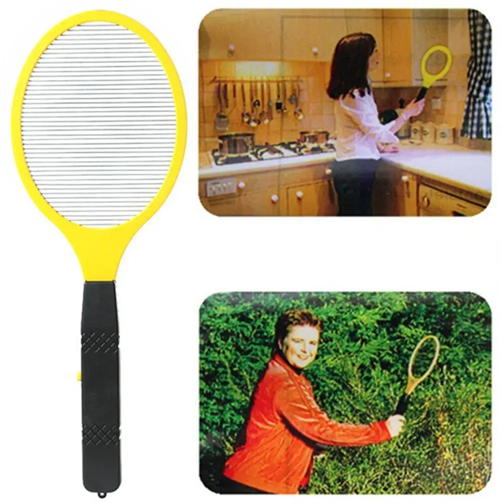 Mosquito Electric Racket Fly Swatter Fryer Flies Cordless Battery Power Bug Zapper Insects Kills Night Baby Sleep Protect Tools