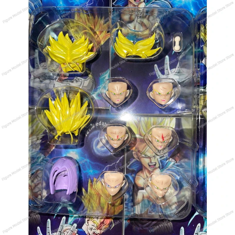 In Stock Retrograde River Dragon Ball S.H.Figuarts SHF 2.0/3.0 SSJ Super Saiyan Trunks Head Accessories Kit Anime Action Figures