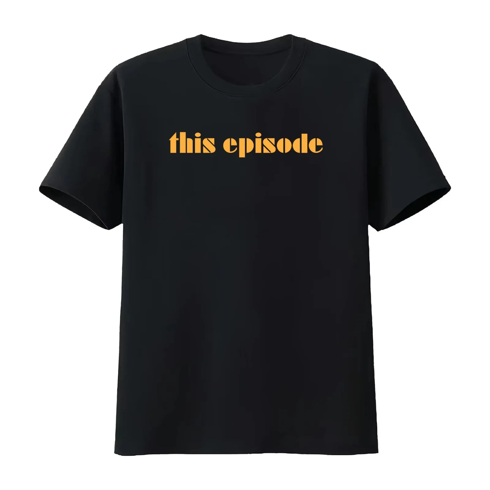 This Episode T-Shirt Summer Casual Cotton Tee Oversized Streetwear Tops Vintage Graphic Print Loose Fit Short Sleeve