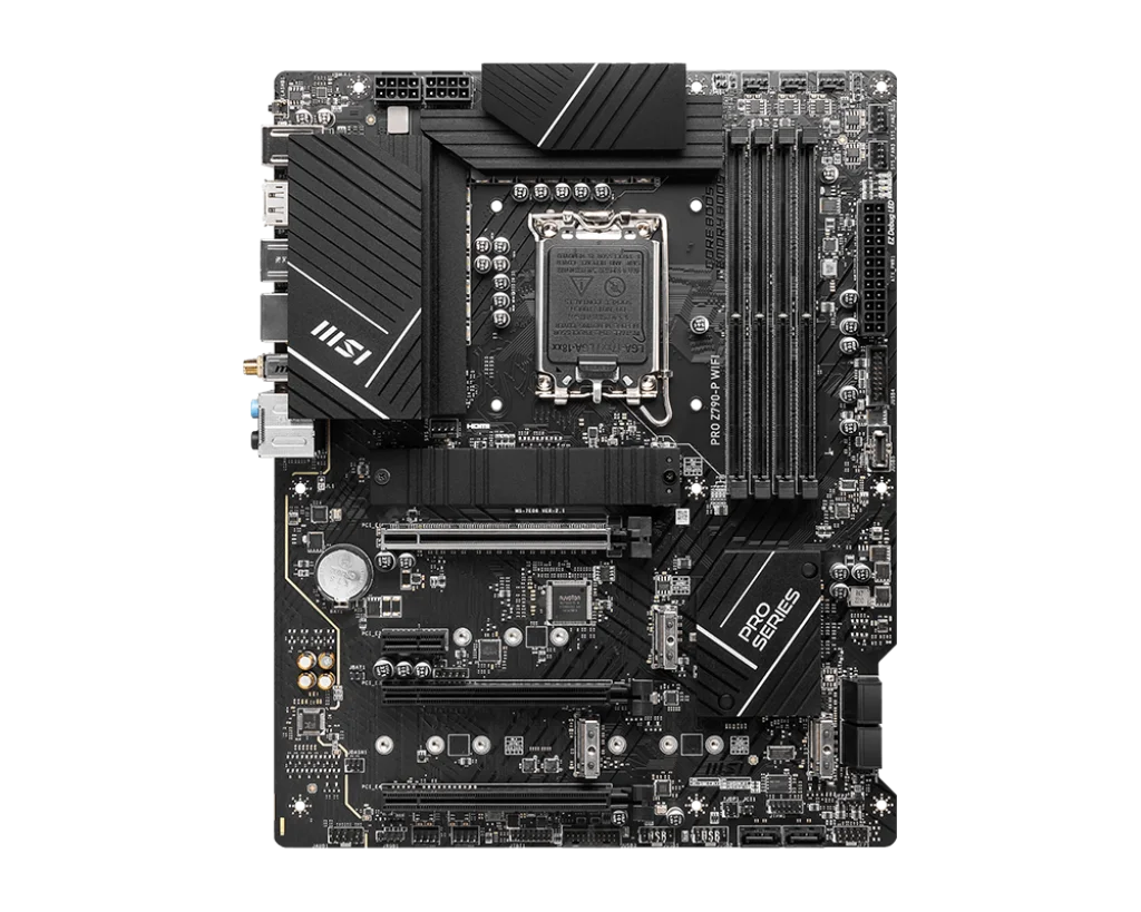 Imagem -04 - Placa-mãe Msi Pro Z790 Z790-a Wifi para Core i7 14700k 13700k 12700kf Lga 1700 Core i5 12400 12400f Cpu Ddr5.