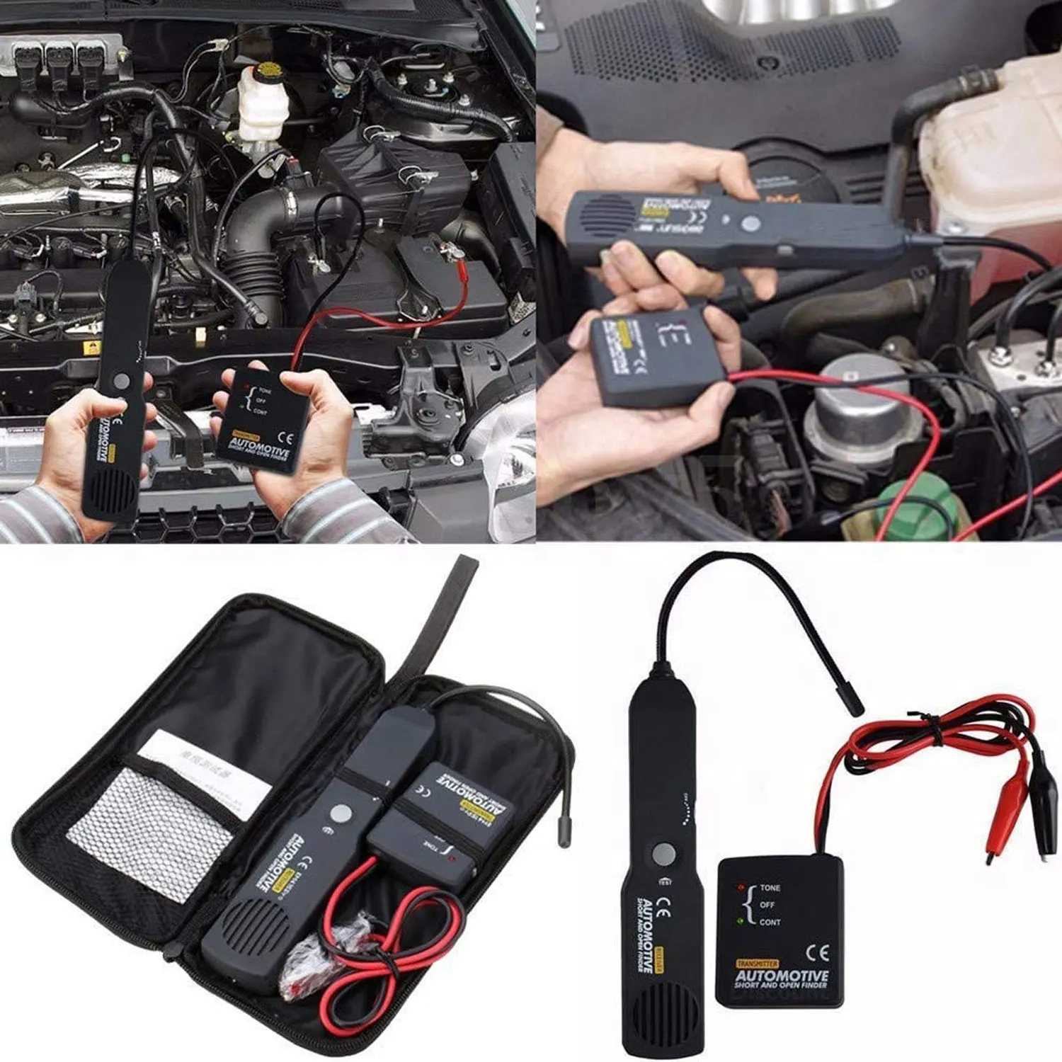 EM415PRO Automotive Short Cable Tracker & Open Wire Finder Universal EM415 PRO 6-42V DC Find Car Short Circuit Wire