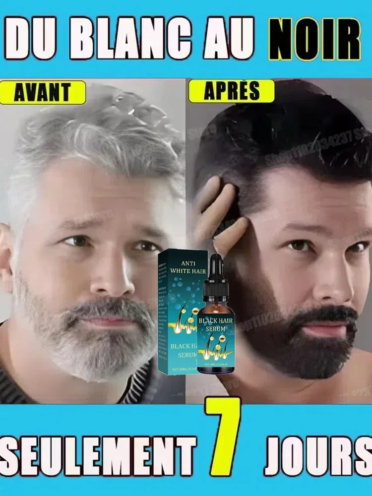 سائل مغذي لإصلاح الشعر الرمادي والرمادي إلى اللون الطبيعي