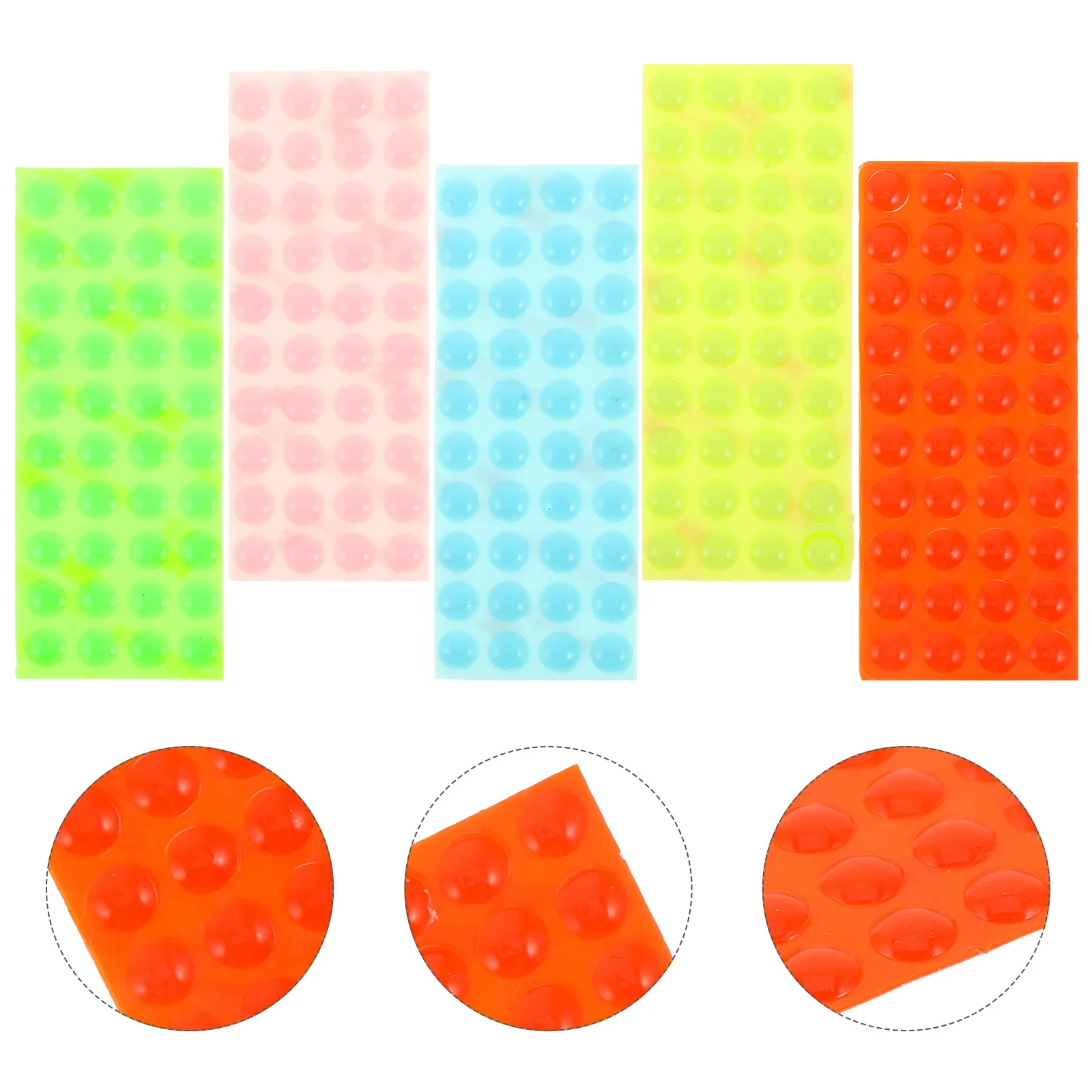 5 Sheets Silicone Braille Stickers Raised Tactile Dots for Blind Visually Impaired Low Vision Aids Bump Dot Markers Home