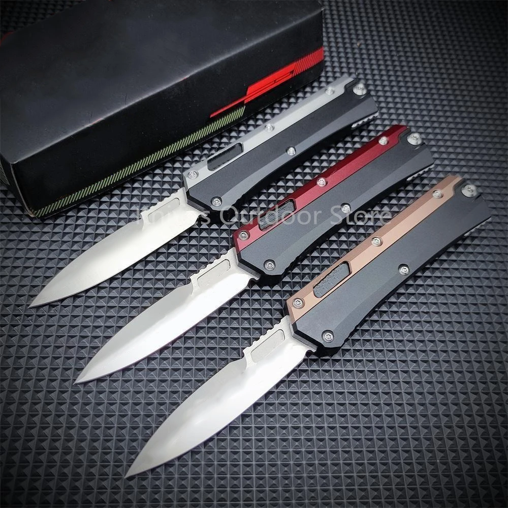 

Gly.kon Knife Tech Pocket Knives D2 Blade Outdoor Self Defense Knife Aluminum Alloy and G10 Handle EDC Combat Wild Survival Tool