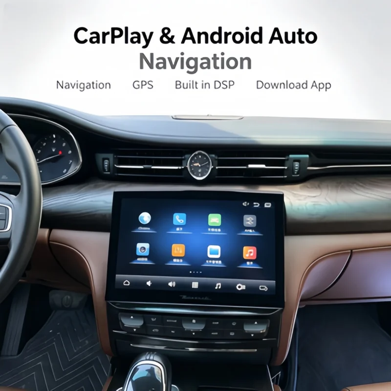 For Maserati Quattroporte 2013-2017 Android 15 Car Radio Multimedia Player Stereo GPS Navigation Carplay DSP Head Unit Screen