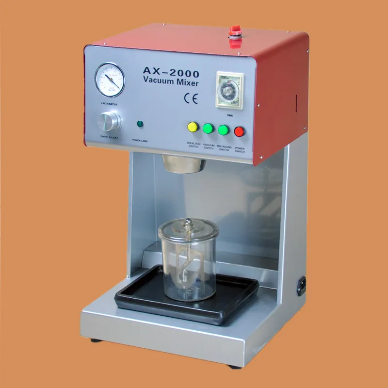 AX-2000B den tal Lab Vacuum Mixer Vaccum Mixing Machine With One Mixing Beaker