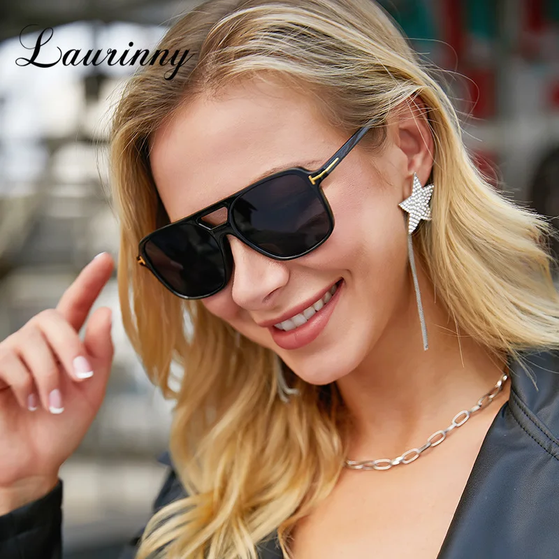 New Sunglasses Women Vintage Large Frame Anti Glare UV Blue Glasses Men  Brand Design Trend Sun Glasses For Women Fashion 2022