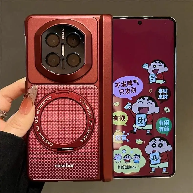 Rotating bracket suitable for Huawei Mate X7 dual axis phone case X6 X5 precision hole protective cover view 6