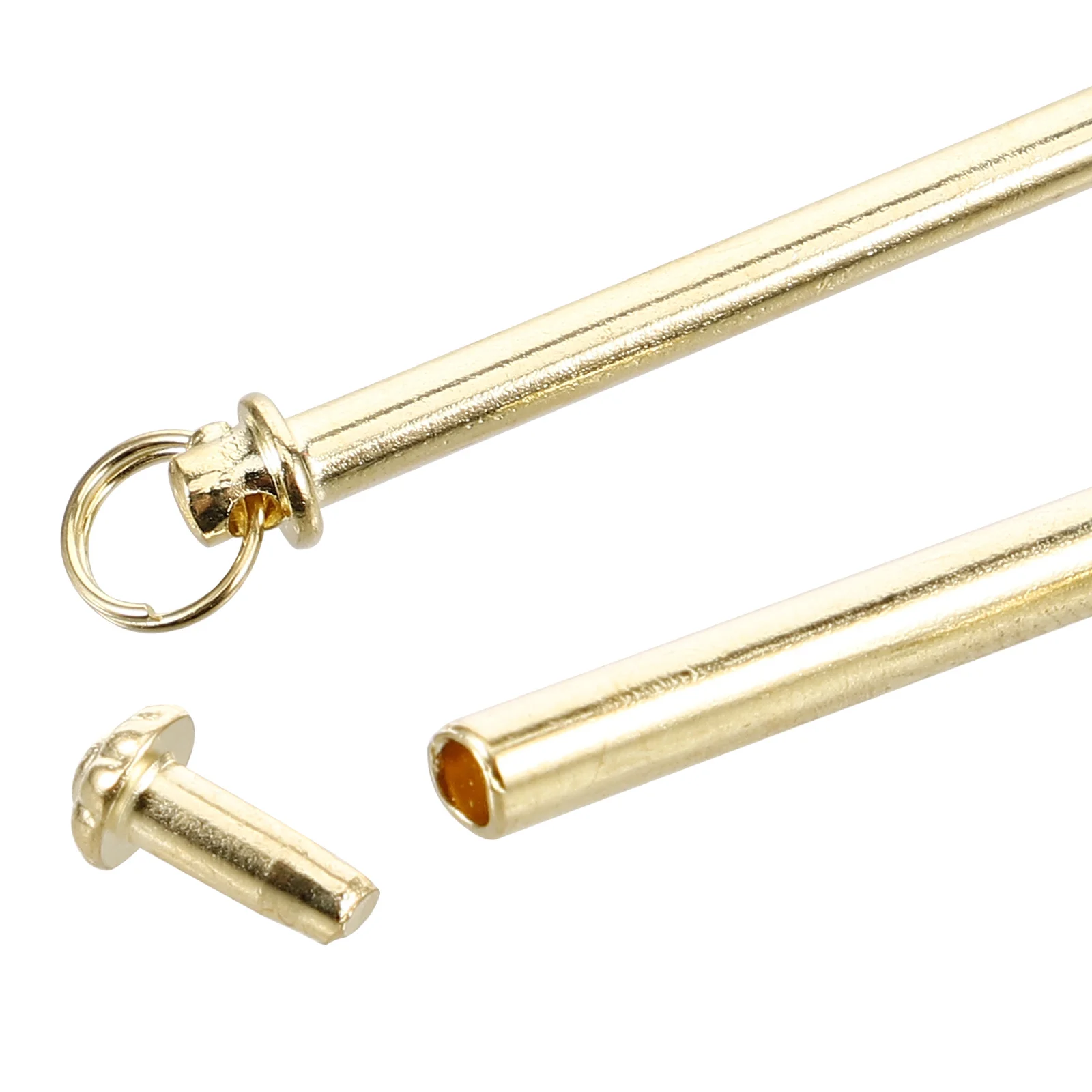 

10Sets Hand Fan Shaft Rivets and Nuts Sturdy Iron Fasteners for Folding Fan Repair Replacement Kit Smooth Round Tips