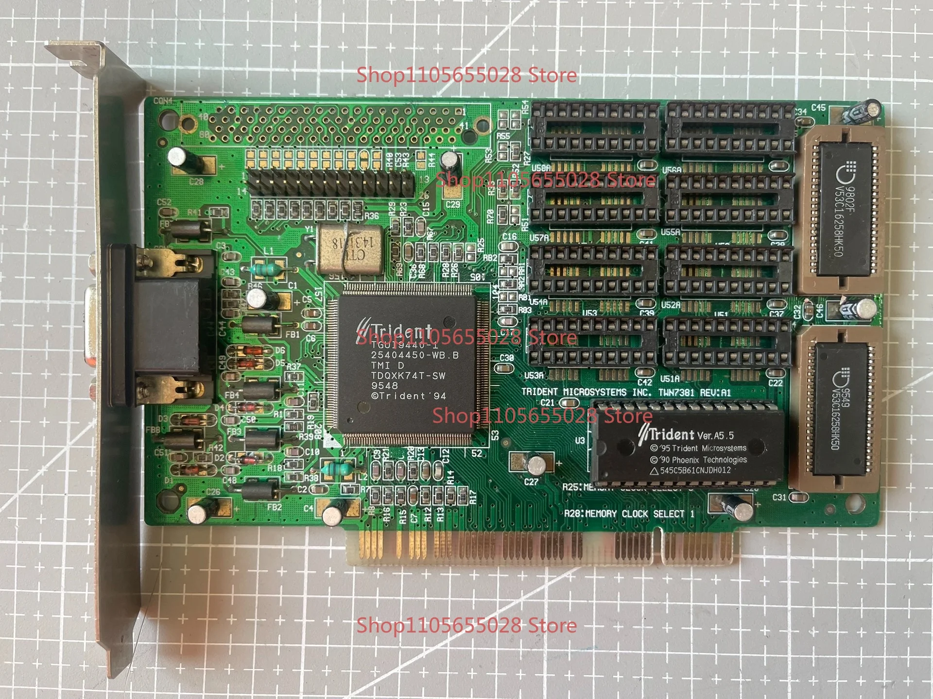 For Trident9440 Antique PCI Graphics Card Pci Interface, The First Generation Pci Graphics Card