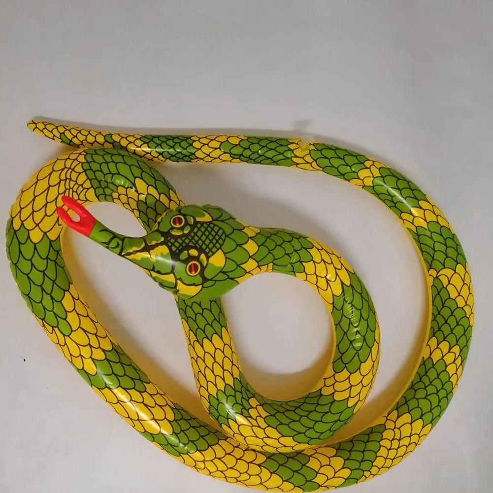 3Pcs Water Fun Inflatable Snake Pool Floats Fun Reusable Realistic Water Snake Toys Garden Pool Toys Water Balloon