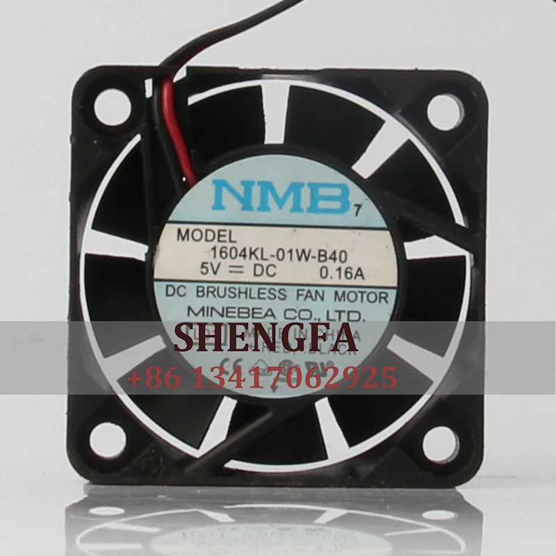 

Двухпроводный двухшаровой инверторный вентилятор NMB 1604KL-01W-B40 чехол Fan 40*40*10mm 5V 0.16A 4CM 4010