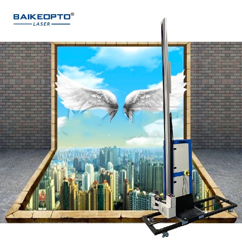 3*DX10 Wall and Floor 2 in 1 Print On Metal Ceramic Glass Inkjet Printer 3D UV Integrated Printing Machine