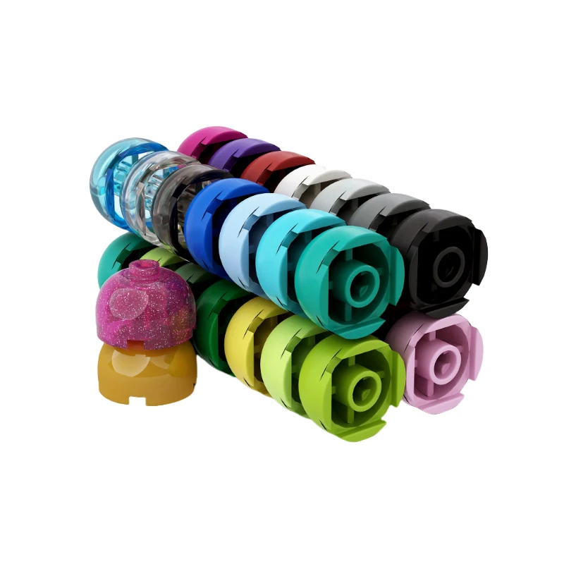 

30PCS high-tech assembled particles compatible with 30367 18841 spare parts 2 × 2 dome brick building blocks children's toys
