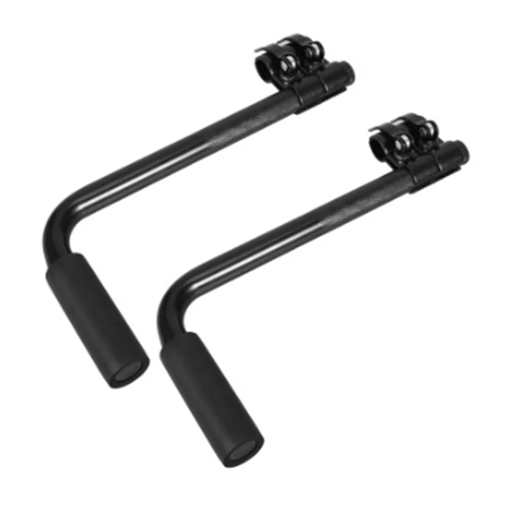 2PCS Stainless Steel Wheelchair Handle Extender 300 Lbs Load Capacity Easy Installation Push Handle Extension Adjustable Length
