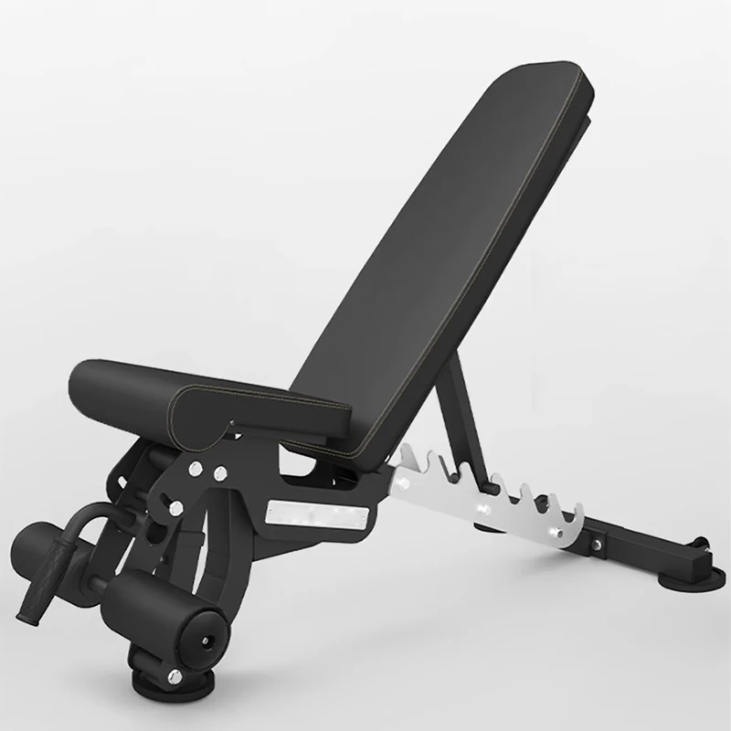 Banc d'haltères de fitness à angle négatif, réglable, commercial, pour hommes