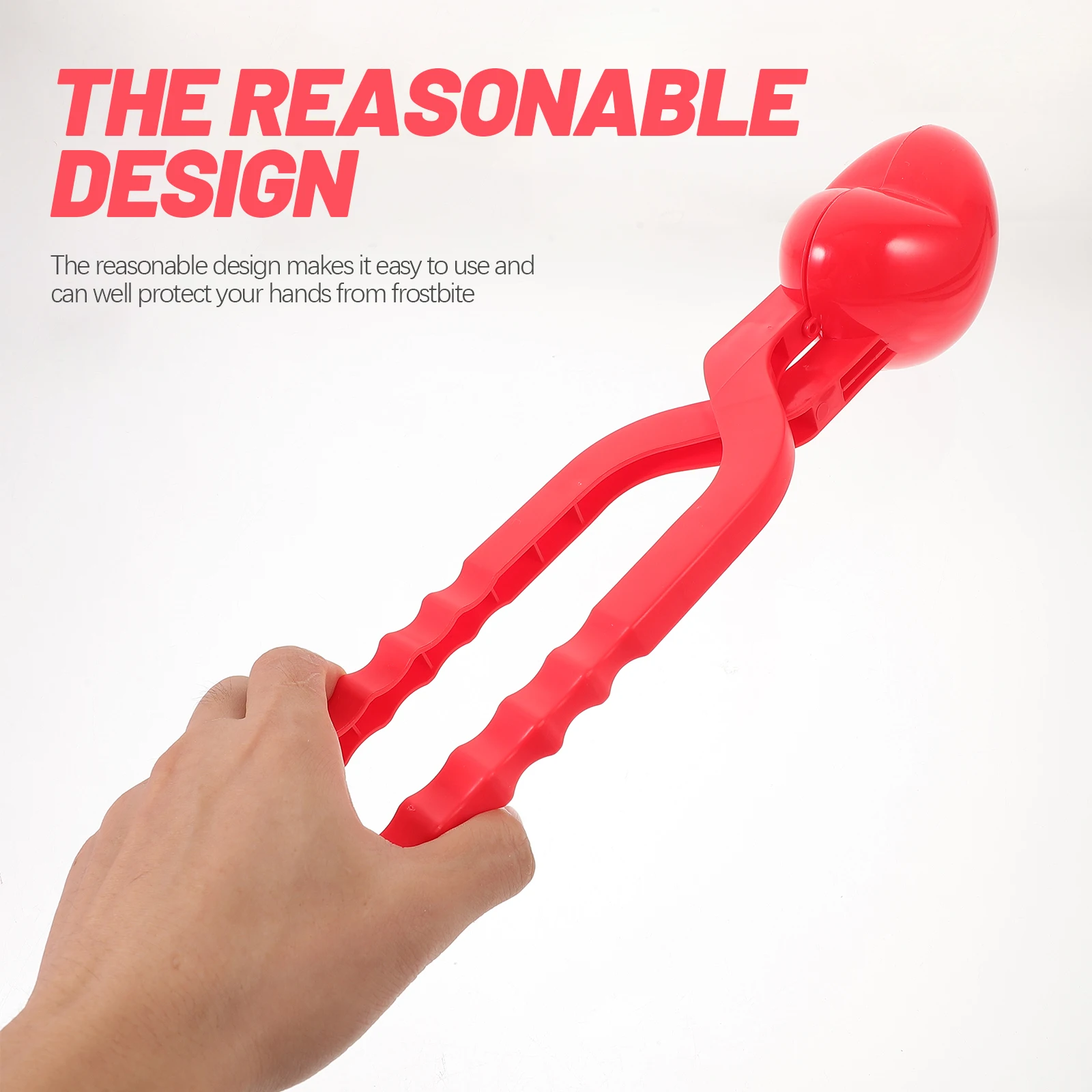 

2pcs Clips Premium Plastic Reusable Shaped Maker Tool for Kids Snow Play Parent-Child Interaction Game Beach