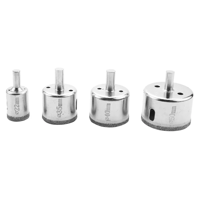 AAAF 36Pcs Diamond Drill Bits Glass Tile Hole Saw Bits Set, Hollow Core Drill Bits, Extractor Remover Hole Saws For Glass