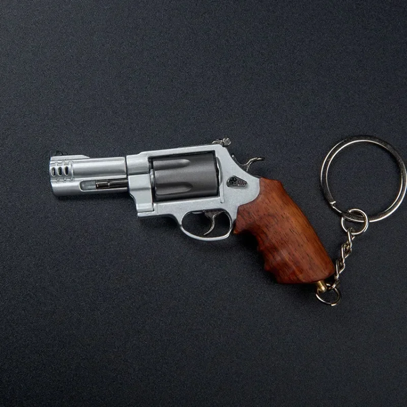 

Newest Metal Mini Grab Model Peripheral Disassembled Solid Wood Handle Alloy Assembly Toy Keychain 7.5cm Men's Collection Gift