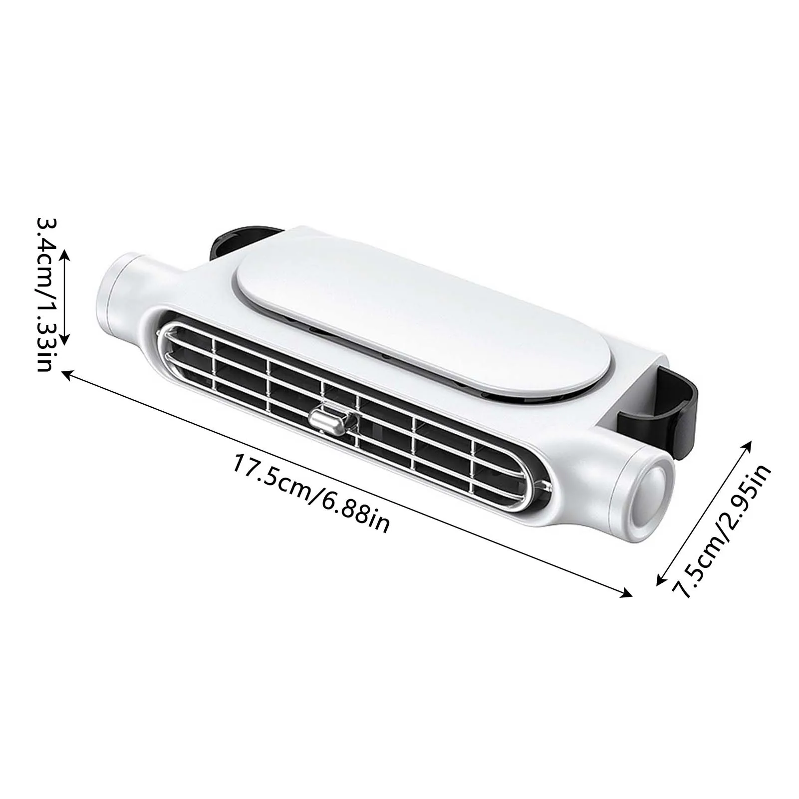 Outil de Refroidissement à Air Froid pour Siège Arrière de Voiture, Vitesse de Vent Réglable, Efficace, Maintien de vos Passagers, Polymérisation Goodis sans Manche