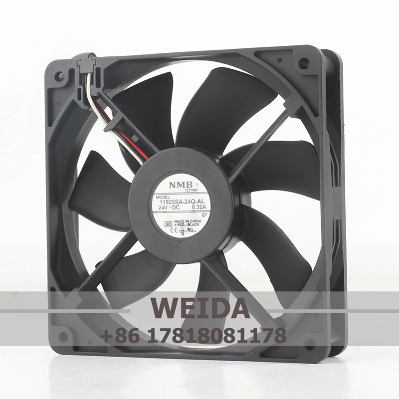 

Original NMB 11925SA-24Q-AL inverter large air-cooling fan 5V 12V 48V DC24V 0.32A 12025 120X120X25MM
