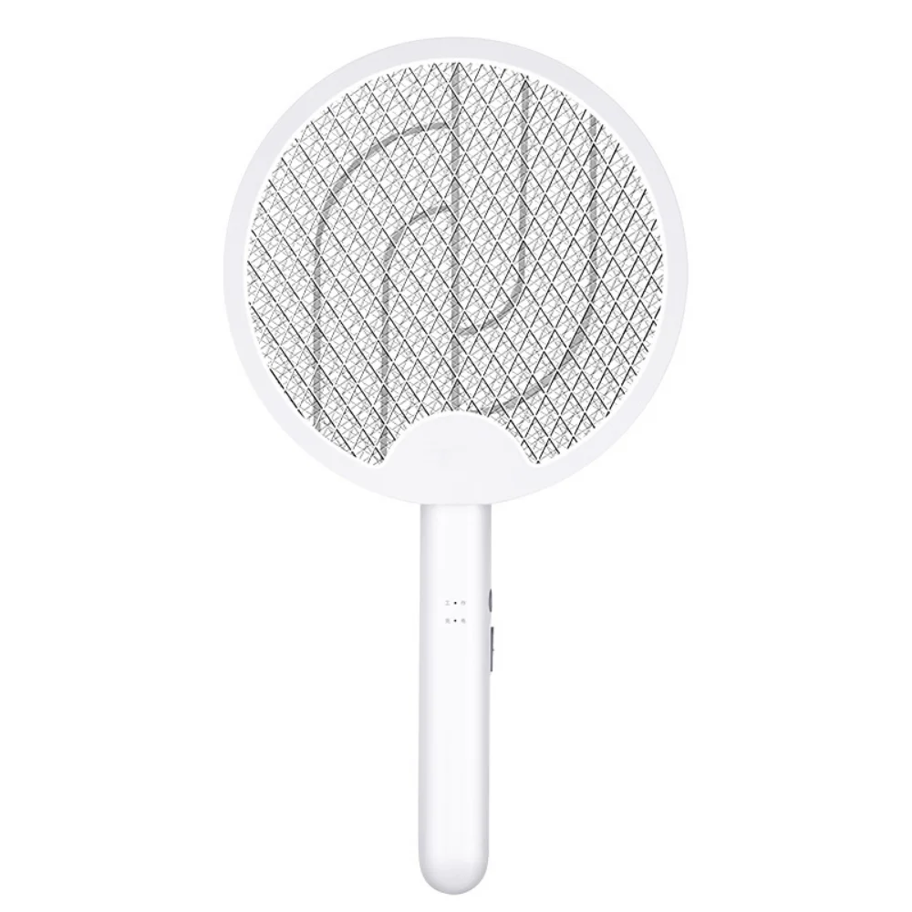 2 in1 Smart Mosquito Killer Lamp Radiationless pieghevole Mosquito Swatter muto Electric Fly Bug Zapper 1200mA USB Insect Trap