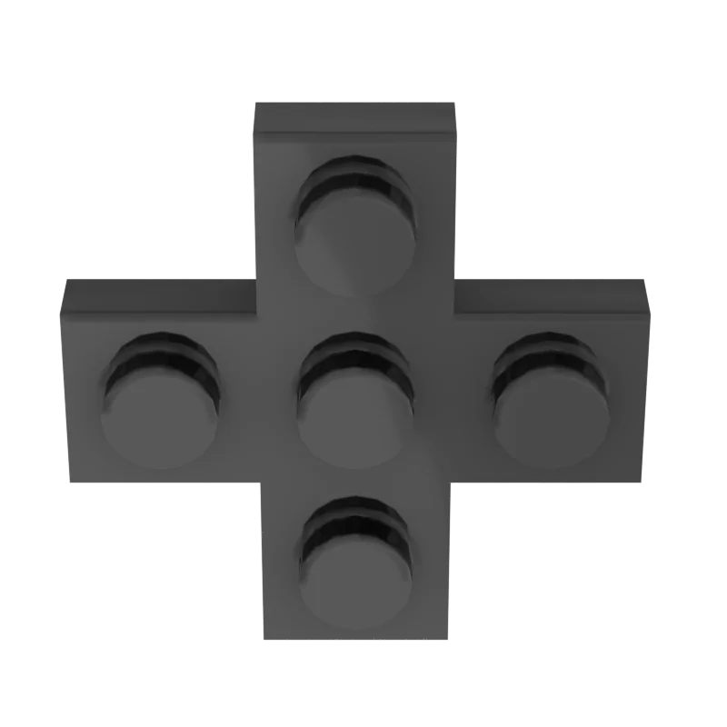 10pcs 15397 플레이트 수정 된 3x3 크로스 벽돌 컬렉션 기술 MOC DIY 빌딩 블록 호환 대량 모듈 형 장난감