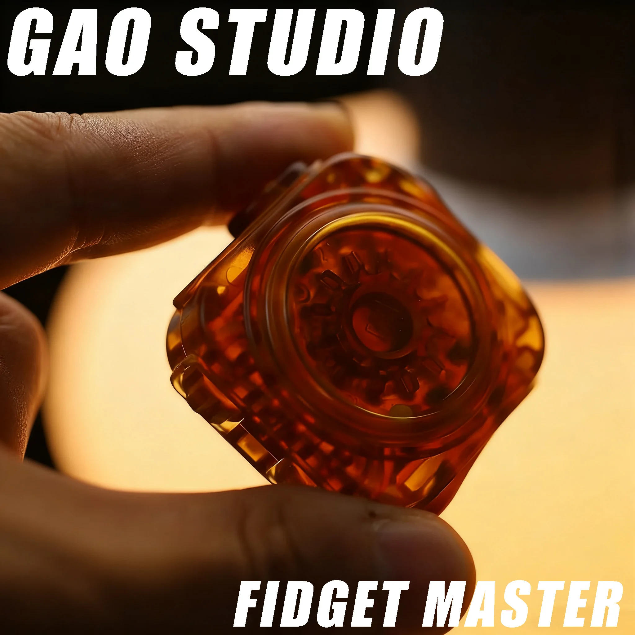 高スタジオ フィジェットマスター コレクティブトイズ フィジェットスライダー デスクトイズ フィジェットスピナー EDCガジェット 回転玩具