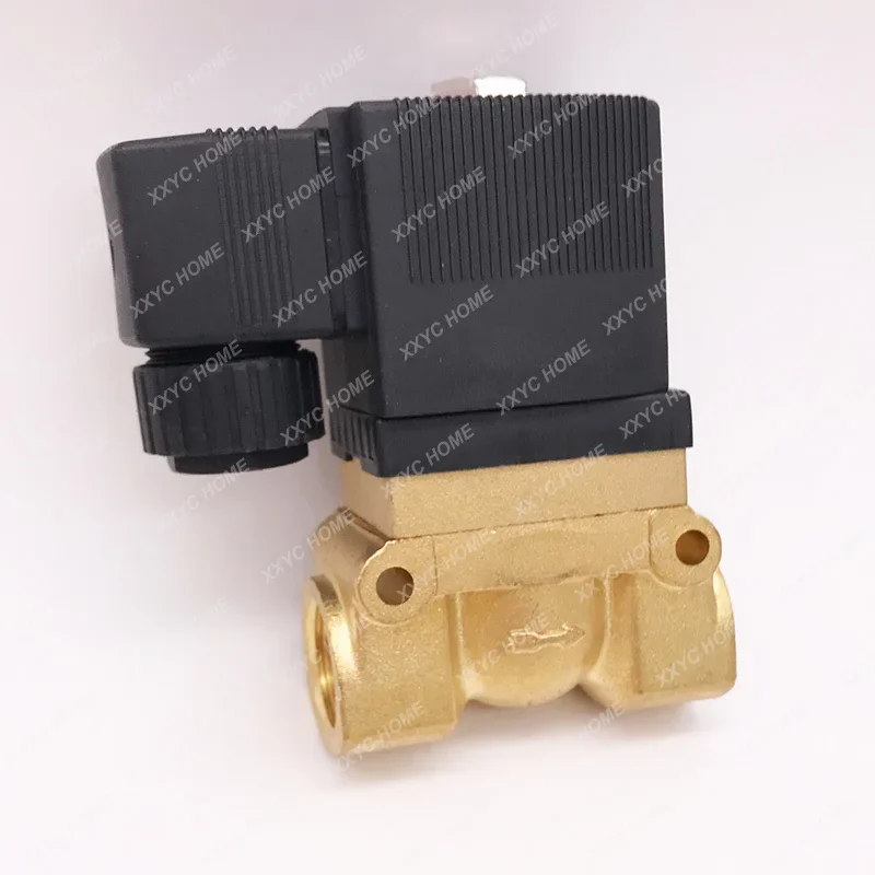 

Free shipping 50bar high pressure high temperature solenoid valve 1/4 3/8 1/2 BSP 12V 24V DC AC220V N.C 5404 PTFE brass valve