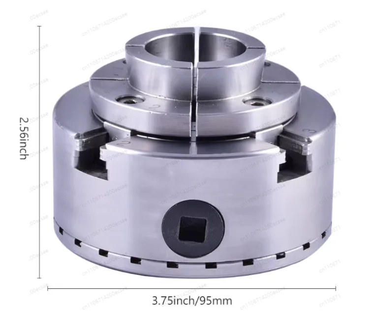 Self-centering four-jaw woodworking chuck KP96 clamping outer support round claw KP125 4 5 inch chuck