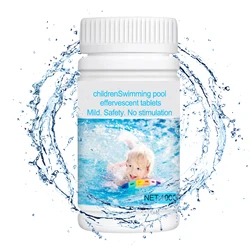 Chlorine Tablets Swimming Pool Clarifier Multifunctional Swimming Pool Cleaning Effervescent Tablets Algae Removal Tablets Algae