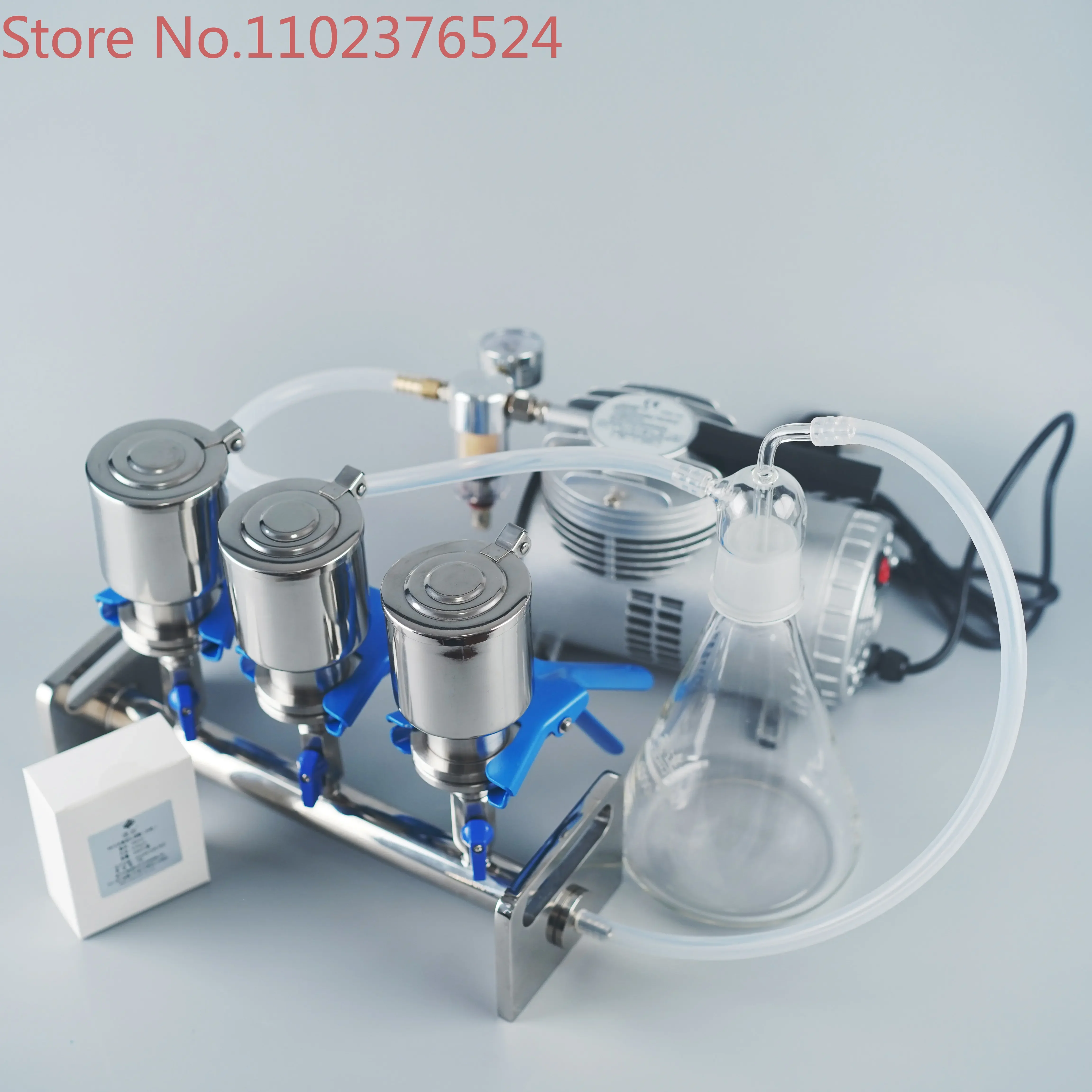 

BC 3 branch Stainless Steel Funnel Laboratories Manifolds Vacuum Filtration Apparatus
