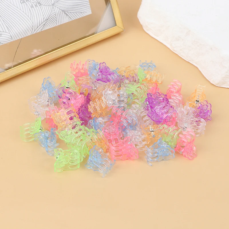 60Pcs/Pack 6 Colors Phalaenopsis Special Clip Plastic Orchid Clips Garden Support Clips Orchid Plant Vine Support