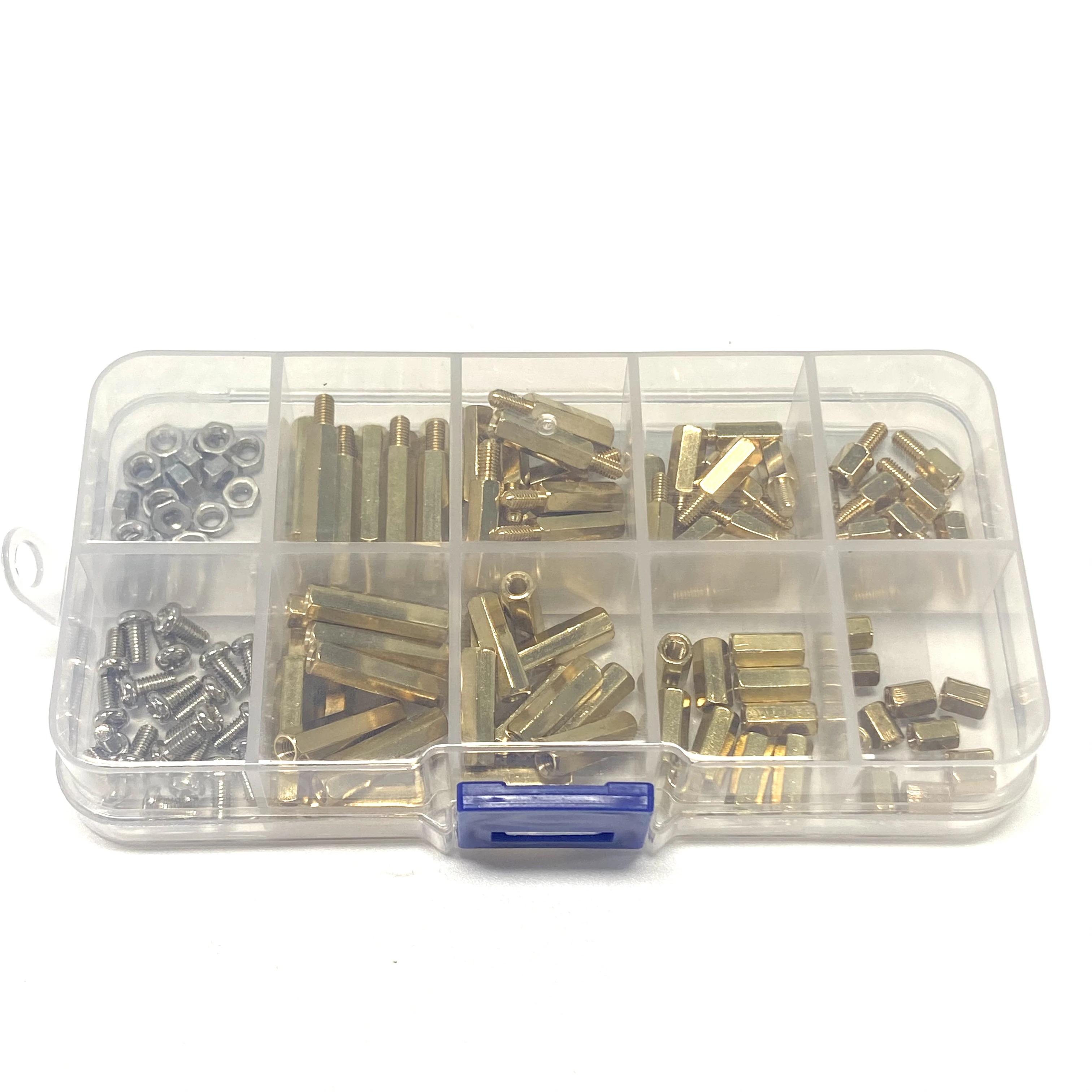 120Pcs M3 Latão Standoff Spacer PCB Board Kit Variedade Porca Hex Parafusos Espaçadores de Bronze Fêmea-Fêmea M3 * 6 M3 * 10
