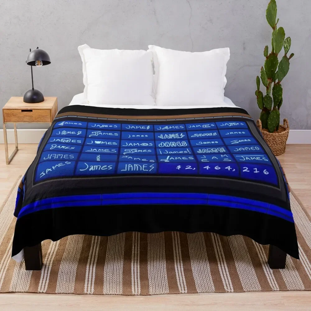 

Jeopardy James Holzhauer The Champ Throw Blanket Summer Bed covers Blankets