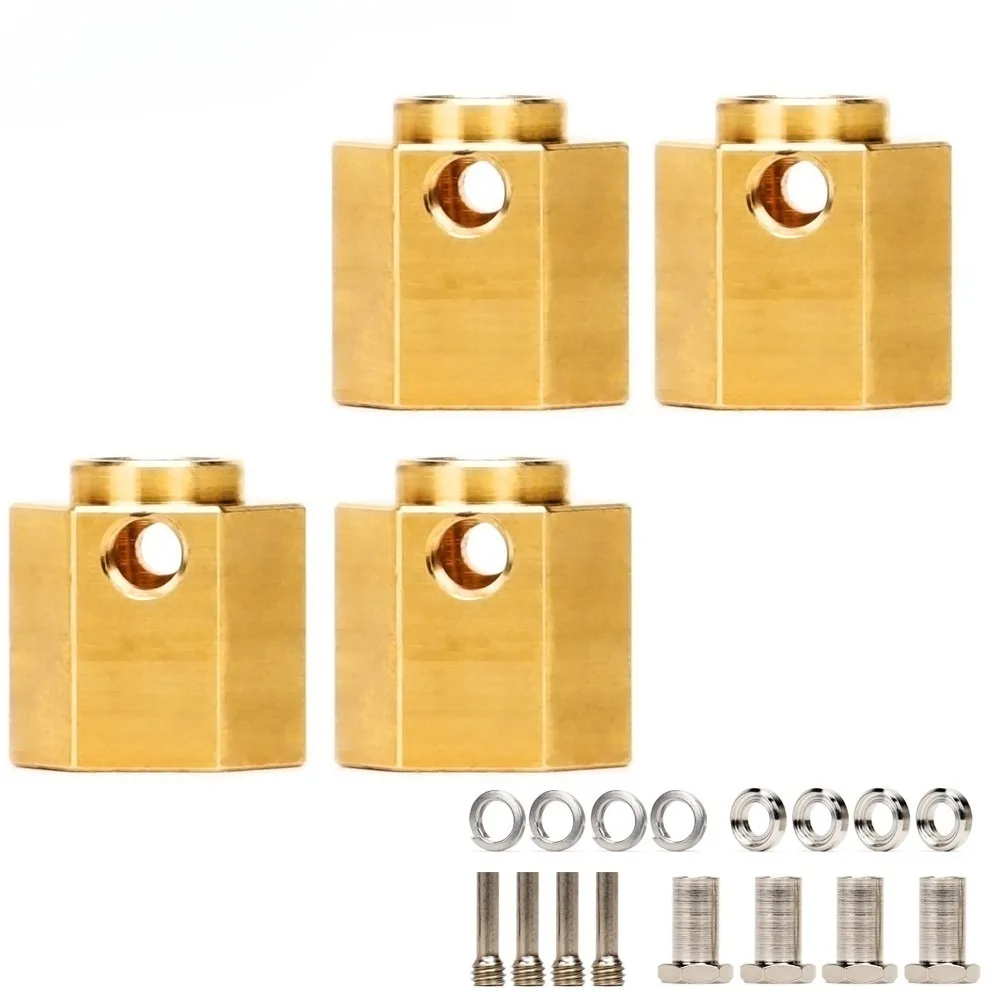 اتسعت النحاس مقرنة محول 6-12 مللي متر ل 1/10 RC الزاحف سيارة Traxxas TRX4 المدافع برونكو محوري SCX10 RC4WD D90 الشبح رانجلر