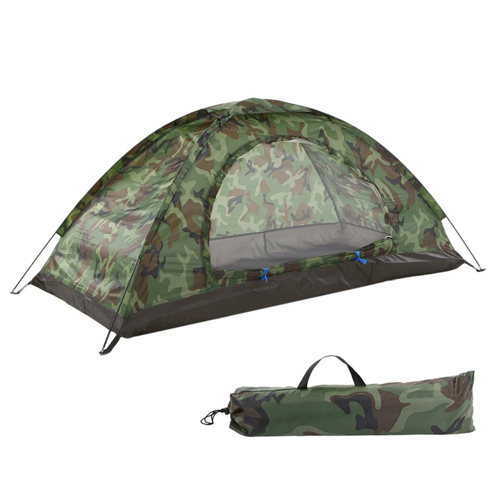 

Hiking Kits 1 Pcs Camping Tent With Storage Bag Hiking Tent Polyester 1 Person/2 Person Brand New High Quality