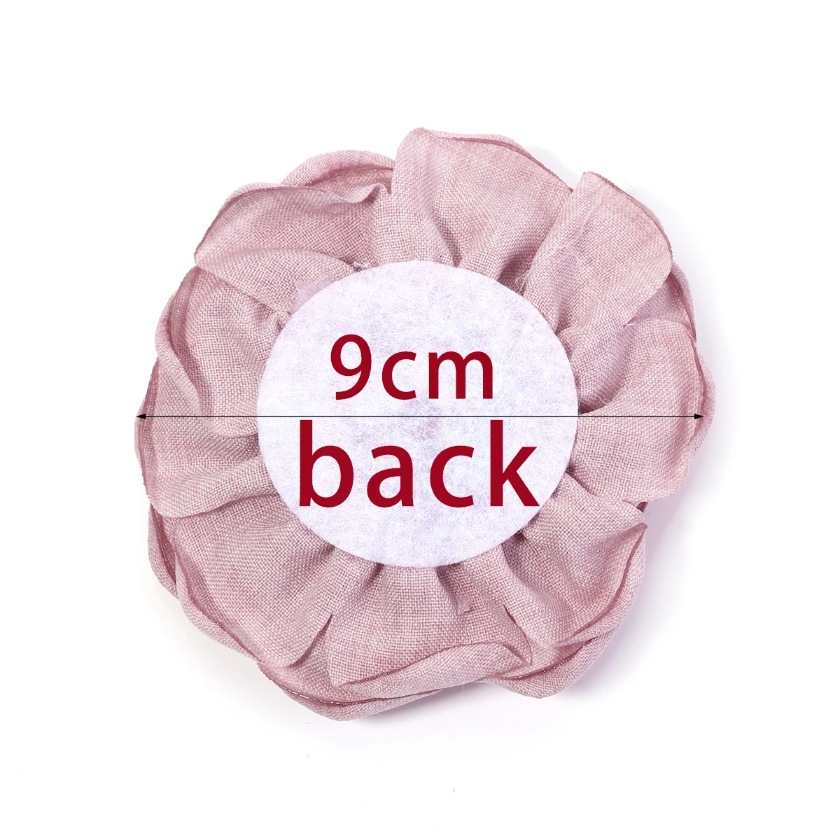 1pc 9cm Fabric Burning Edge Camellia For DIY Handmade Making Hair Handbags Clothing Decoration Accessories Wholesale