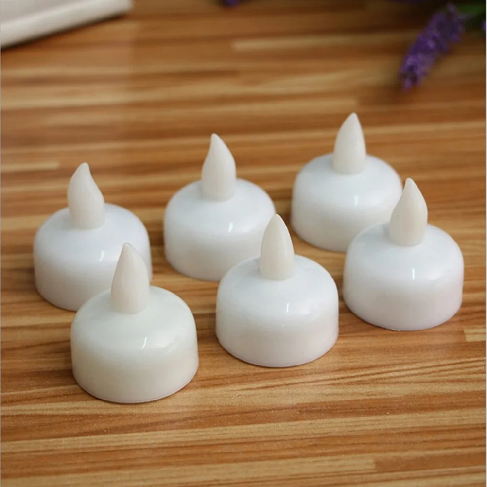 

12Pcs LED Decorative Water Candles Floating For Wedding Spa Party Relaxation Warm White Light